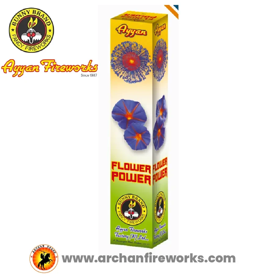 Flower Power (Blue & Red)