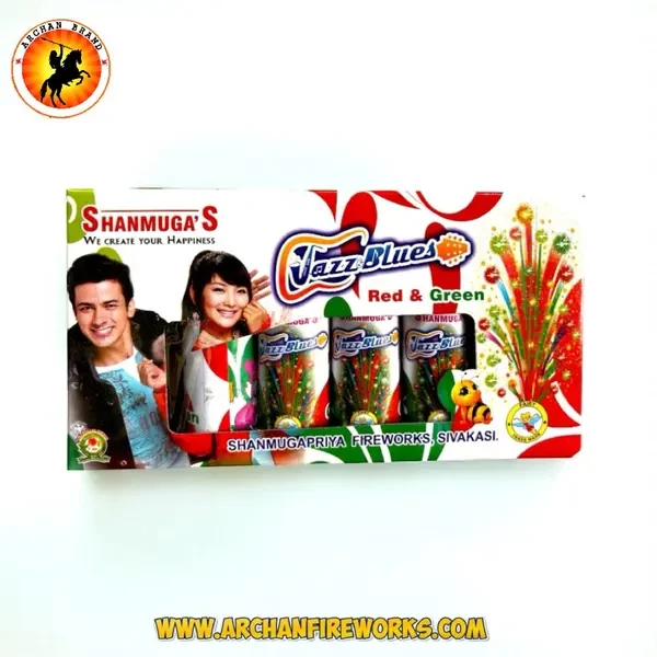 Jazz Blues Red & Green (5pc/box)