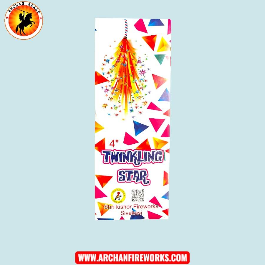 4" Twinkling Star (10pc/box)